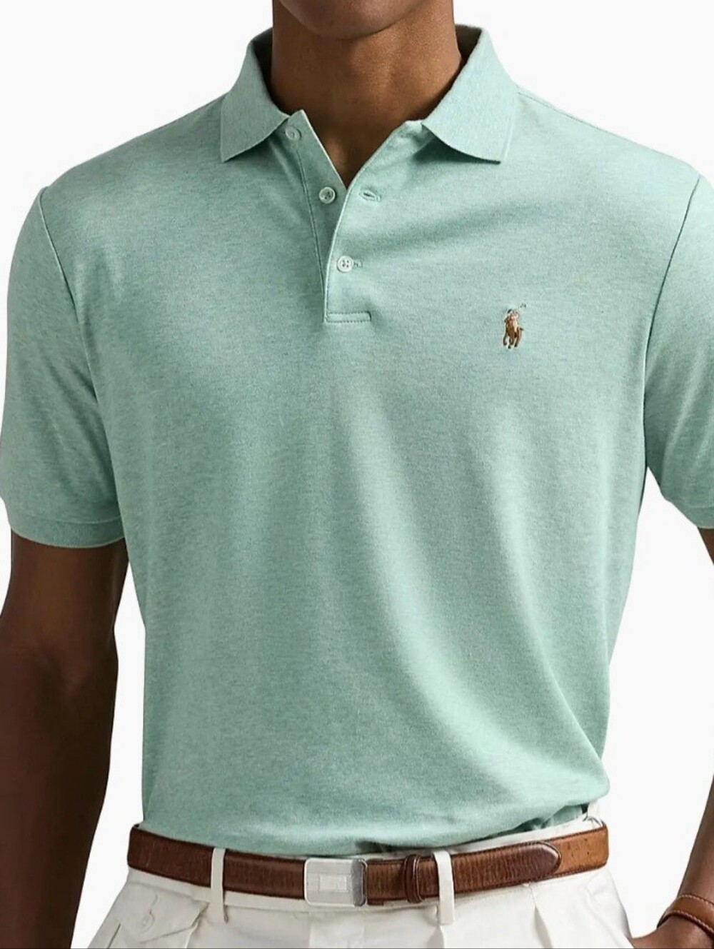 Polo by Ralph Lauren Mint Green Short-Sleeve Polo